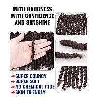 6 Inches 8 Packs Super Short Passion Twist Crochet Hair For Black Women And Kidslight Brown Prelooped Pretwisted Crochet Hair E