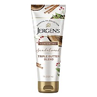 Jergens Sandalwood Body Butter Lotion Moisturizer Infused With Sandalwood Essential Oil For All Skin Types 7 Fluid Oz