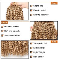 Zrq 30 Inch 7 Packslot Long Water Wave Passion Twist Crochet Hair Bohemian Spring Twist Hair Synthetic Passion Twists Hair For