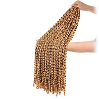 Zrq 30 Inch 7 Packslot Long Water Wave Passion Twist Crochet Hair Bohemian Spring Twist Hair Synthetic Passion Twists Hair For