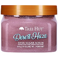 Tree Hut Desert Haze Shea Sugar Scrub 18 Oz Ultra Hydrating And Exfoliating Scrub For Nourishing Essential Body Care