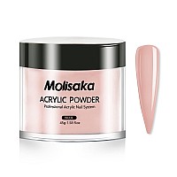 Molisaka Nude Acrylic Powder For Nails Professional Acrylic Nail Powder Lasting Acrylic Powder For Extension French Nail Art A