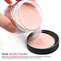 Molisaka Nude Acrylic Powder For Nails Professional Acrylic Nail Powder Lasting Acrylic Powder For Extension French Nail Art A