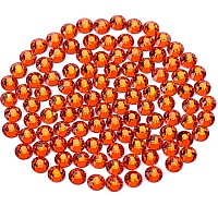 Novani Orange Rhinestones 1440Pcs Ss20 Glass Rhinestones Crystal Flatback Gemstones For Crafts Nails Makeup Bags And Shoes Decor