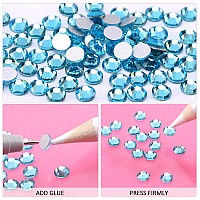 Novani Rhinestones 1440Pcs Ss20 Glass Rhinestones Crystal Flatback Gemstones For Crafts Nails Makeup Bags And Shoes Decorations