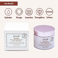 Fresh Rose Deep Hydration Strengthening Face Cream 1.6 oz