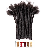 Teresa 618 Inch 06Cm 04Cm 08Cm Width Small 100 Human Hair Dreadlock Extensions For Menwomenkidsfull Handmade Perman