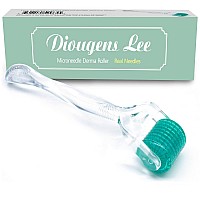 Derma Roller For Beard Diougens Lee 540 Titanium Microneedling Roller For Face Body With Storage Case