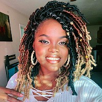 Toyotress Butterfly Locs Crochet Hair 10 Inch 8 Pcs Ombre Brown Faux Locs Pretwisted Distressed Crochet Braids Prelooped Sy