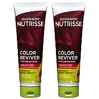 Garnier Hair Color Nutrisse Color Reviver 5 Min Color Mask Vibrant Red For Color Treated Hair To Nourish Revives Vibrancy Fo