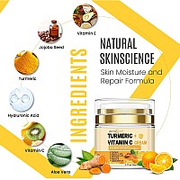 Dermaxgen Turmeric Face Cream 30 Vitamin C Glow Boosting Moisturizer Skin Repairing Hydrating With Organic Ingredients Ant