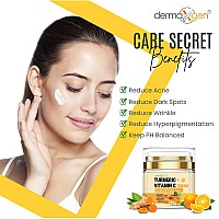 Dermaxgen Turmeric Face Cream 30 Vitamin C Glow Boosting Moisturizer Skin Repairing Hydrating With Organic Ingredients Ant