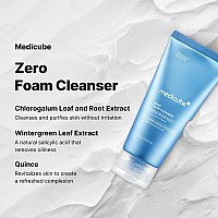 Medicube Zero Foam Cleanser For Sensitive Skin Sebum Control Moisture Balance And Pore Minimization Korean Skincare