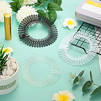 Shappy Hairband 9 Pieces Full Circular Stretch Comb Flexible Plastic Circle Comb Stretch Hairband Headband Holder For Women Gir