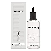 Phantom By Paco Rabanne Mens Eau De Toilette Refill, 68 -OZ (200 ML)