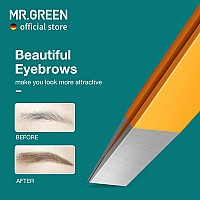 Mrgreen Eyebrows Tweezers Colorful Beauty Fine Hairs Puller Makeup Tools Stainless Steel Slanted Eye Brow Clips Removal Orange