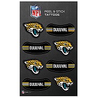 Rico Industries Nfl Jacksonville Jaguars Peel And Stick Tattoos Small