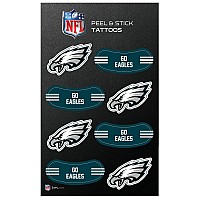 Rico Industries Nfl Philadelphia Eagles Peel And Stick Tattoos Small