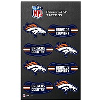 Rico Vtt1601 Broncos Vertical Tattoo 3X5