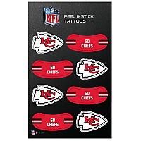 Rico Industries Nfl Kansas City Chiefs Peel And Stick Tattoos Small