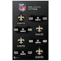 Rico Industries Nfl New Orleans Saints Peel And Stick Tattoos Small