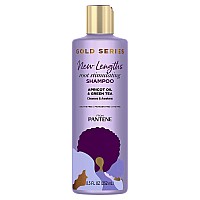 Pantene Gold Series New Lengths Root Stimulating Shampoo With Apricot Oil Green Tea For Natural Textured Curly And Coily H