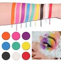 Yeweian 9 Colors Rainbow Eyeshadow Palette High Pigmented Colorful Eyeshadow Makeup Palette Bright Neon Eyeshadow Palette Last