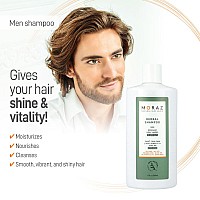 Moraz Men's Herbal Shampoo - 17 oz Clarifying & Moisturizing