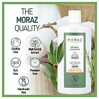 Moraz Men's Herbal Shampoo - 17 oz Clarifying & Moisturizing