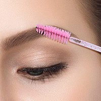 50PCS Crystal Mascara Wands Disposable Eyelash Eyebrow Spoolie Brush for Makeup Eyelash Extensions (Pink)