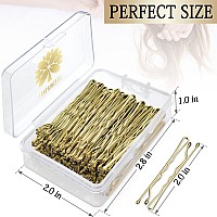 Kanprincess 100Pcs 2Inches Hair Pins Kit Hair Clips Secure Hold Bobby Pins Hair Clips For Women Girls And Hairdressing Salon Wit