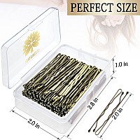 Kanprincess 100Pcs 2Inches Hair Pins Kit Hair Clips Secure Hold Bobby Pins Hair Clips For Women Girls And Hairdressing Salon Wit