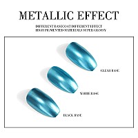 Kyda 18Ml Mirror Nail Polish Bright Colorful Nail Polish For Nail Art Longlasting Mirror Effect Nail Glue Gorgeous Reflective