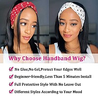 Aisi Bob Headband Wig Human Hair Straight Headband Wigs For Black Women Short Straight Bob Human Hair Wigs None Front Lace Brazi