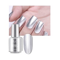 Kyda 18Ml Mirror Nail Polish Bright Colorful Nail Polish For Nail Art Longlasting Mirror Effect Nail Glue Gorgeous Reflective