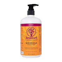 Jessicurl Spiralicious Gel No Fragrance Added 32 Fl Oz Curl Defining Hair Gel For Frizz Control And All Hair Types