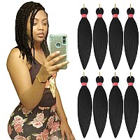 Prestretched Braiding Hair Original Kanekalon Braid Hair Extensions Hot Water Setting Crochet Hair Braids Yaki Texture Easy