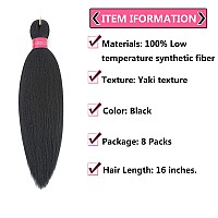 Prestretched Braiding Hair Original Kanekalon Braid Hair Extensions Hot Water Setting Crochet Hair Braids Yaki Texture Easy