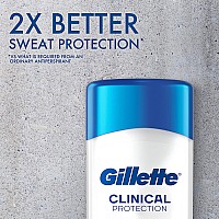 Gillette Clinical Strength Clear Gel Mens Antiperspirant And Deodorant 72Hour Sweat Protection Cool Wave 1 Clinical Brand