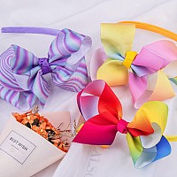 Siquk 12 Pieces Headbands For Girls With Grosgrain Ribbon Boutique Headbands