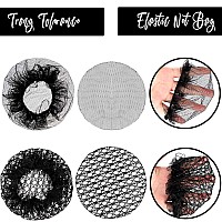 8 Pieces Invisible Hair Nets For Ballet Dance And Buns Natural Style Hair Covers For Women And Girls