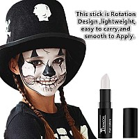 Go Ho 3 Pcs Makeup Clown White Creamblendable Stick Eye Black Sticks Face Body Paint Professional Halloween Sfx Makeupsafe F