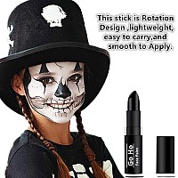 Go Ho Makeup Clown Black Creamblendable Stick Black Face Body Paint Stick Professional Sfx Makeup Cosplay Costumesafe Facepa