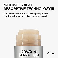 Aluminumfree Natural Deodorant For Men By Bravo Sierra Long Lasting Allday Odor And Sweat Protection White Vetiver Cedar