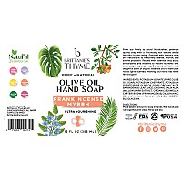 Brittanies Thyme Natural Hand Soap 12 Oz Pack Of 3 Frankincense Myrrh Castile Soap Made Olive Oil Natural Luxurious Ess