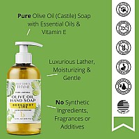 Brittanies Thyme Organic Natural Hand Soap 12 Oz Pack Of 3 Rosemary Peppermint Castile Soap Made Olive Oil And Natural L