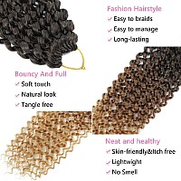 Ombre Passion Twist Hair 24 Inch 8 Packs Passion Twist Crochet Hair For Women Water Wave Braiding Hair Long Spring Twist Hair Sy