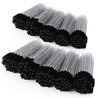 Tbestmax 1000 Disposable Mascara Wands Eyelash Brush Spoolies For Eyebrow Eye Lash Extension Black