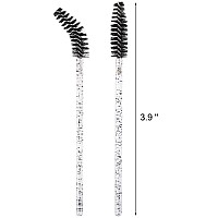 Tbestmax 1000 Disposable Mascara Wands Eyelash Brush Spoolies For Eyebrow Eye Lash Extension Black