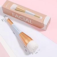 Ducare Manual Facial Cleansing Brush 2In1 Skin Care Face Brush Dual End Facial Manual Dual Face Wash Brush For Deep Pore Exfo